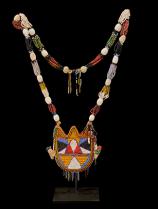 Yoruba beaded divination necklace - Nigeria - SOLD