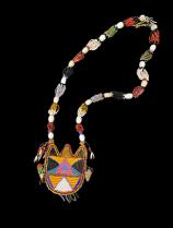 Yoruba beaded divination necklace - Nigeria - SOLD 1