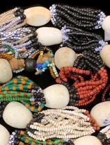 Yoruba beaded divination necklace - Nigeria - SOLD 19