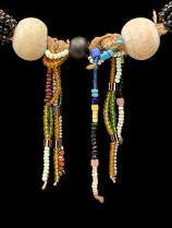 Yoruba beaded divination necklace - Nigeria - SOLD 11