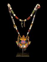 Yoruba beaded divination necklace - Nigeria - SOLD 5