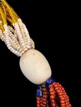 Yoruba beaded divination necklace - Nigeria - SOLD 17