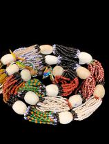 Yoruba beaded divination necklace - Nigeria - SOLD 18