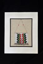 Framed Beaded Breast Plate - Zulu People, South Africa 1