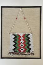 Framed Beaded Breast Plate - Zulu People, South Africa 2