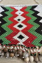 Framed Beaded Breast Plate - Zulu People, South Africa 4