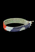 4 Strand Beaded Choker - Zulu People, South Africa 1