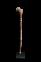 Knobkerrie Club with Metal Shaft - Zulu People, South Africa