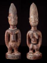 Ibeji Pair - Yoruba People, Nigeria (#0290)