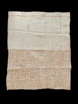 Kuba Raffia Cloth Skirt Panel - Kuba People, D.R. Congo (#112)