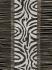 Black and White Zebra Striped African Twig and Mudcloth Table Runner or Wall Hanging - Mali 2